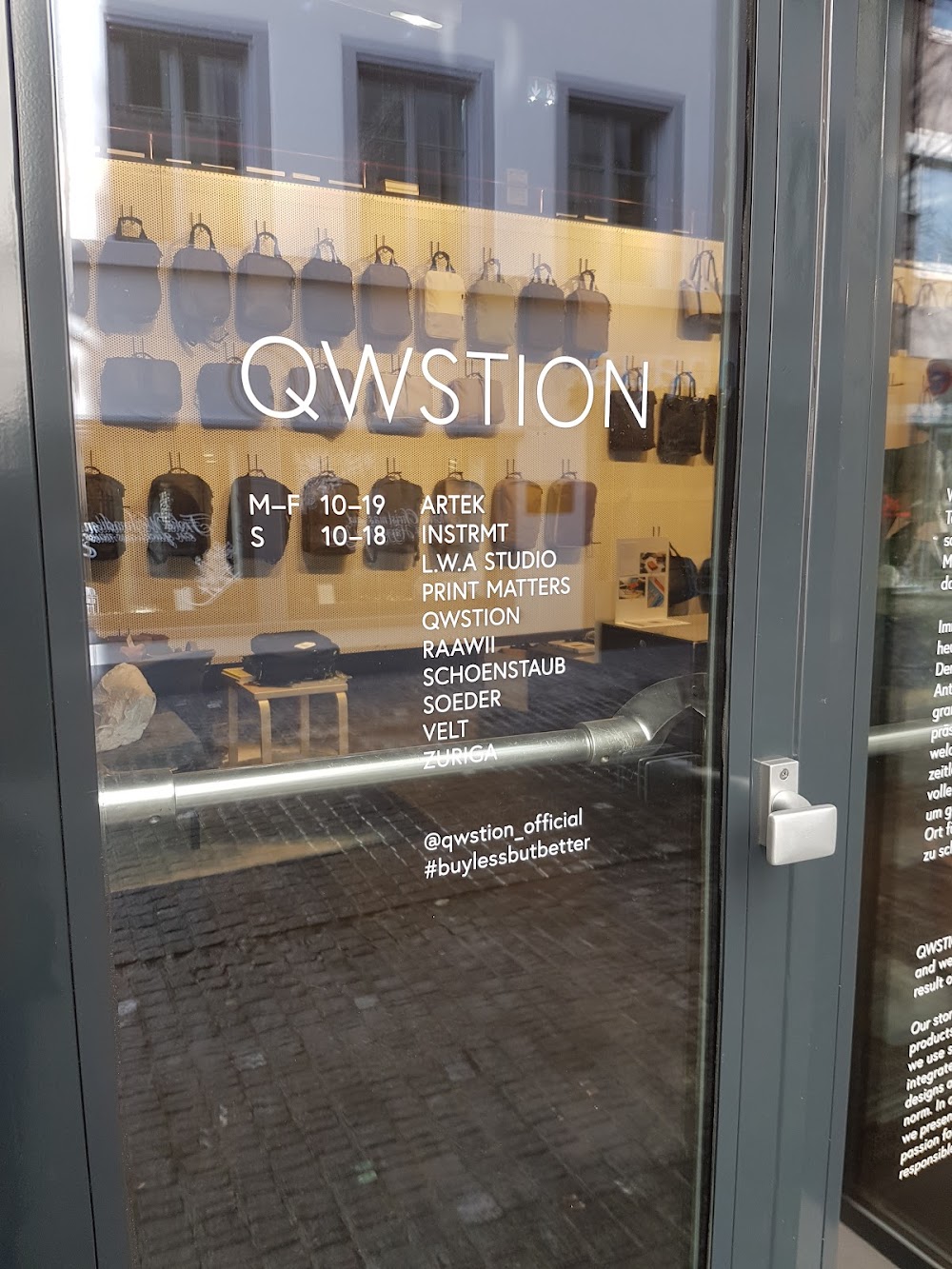 QWSTION Flagshipstore Zürich